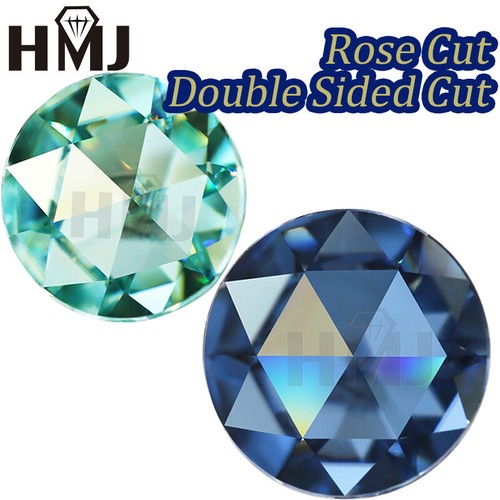 Mixed color rose cut - rose, round