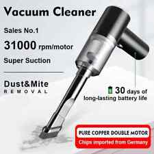 Wireless Vacuum Cleaner Car Handheld Vaccum Mini Power Suction USB Rechargeable