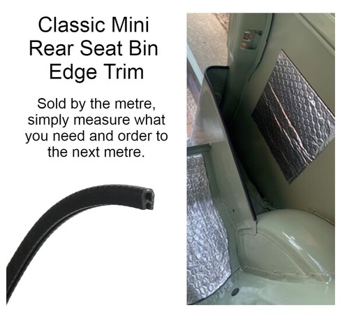 Classic mini rear seat - mini, bin