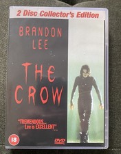 The Crow DVD 1994 Brandon Lee 2-Disc Set Cert 18 Region 2