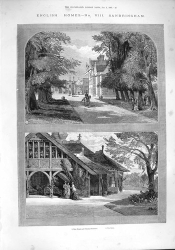 Old antique print 1887 - old,