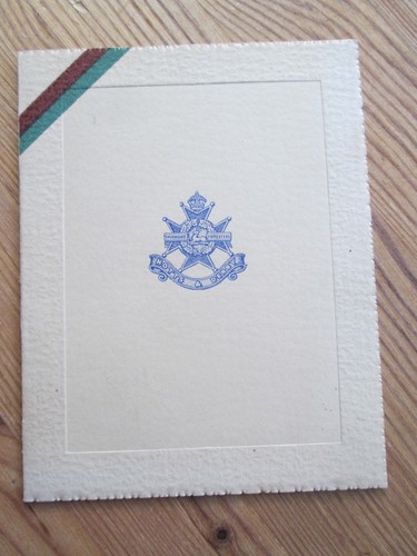 Christmas card 1944 sherwood - card,