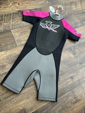 Junior Board Angels Girls   Shorty  Wetsuit  For A 11-12 Year Old Surfer