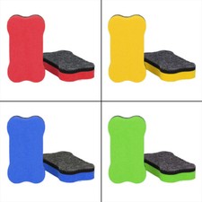 NEW 1X Magnetic Whiteboard Drywipe Eraser Duster Rubber Marker Cleaner UK