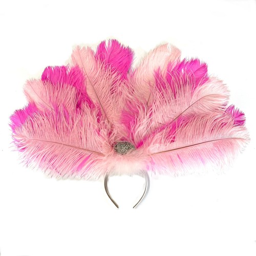 Ostrich feather drab carnival - drab,