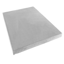 Light Grey - Concrete Coping Stone - 18" 450mm - Flat With Drip Checks