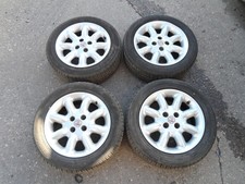 1999 ROVER MGF MG TF 1.8 SET OF 4, 15" 8 SPOKE MINI LIGHT ALLOY WHEELS & TYRES