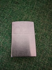 Silver Zippo Lighter / 2000 A Bradford / Made In The USA / Flints