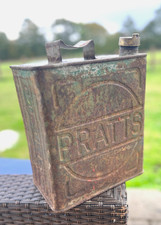 Pratts Petrol Oil Can with Pratt Screw-On Lid 1930’s