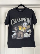 Trapstar Mike Tyson World Champion T-shirt Black Size M