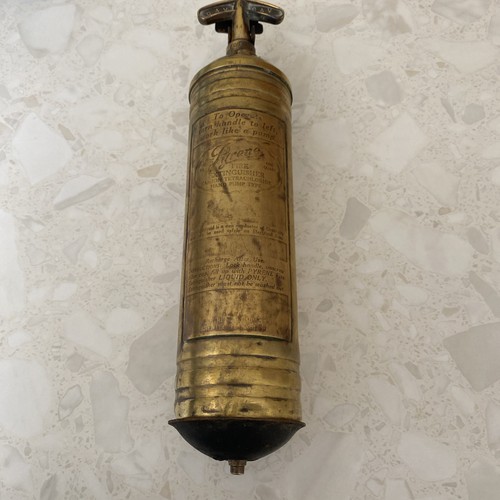 Pyrene vintage brass hand pump - pyrene,