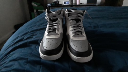 Nike air force grey and - force, black
