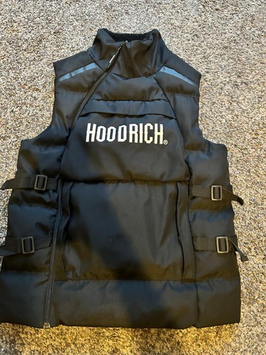 Hoodrich black puffer gilet - hoodrich,
