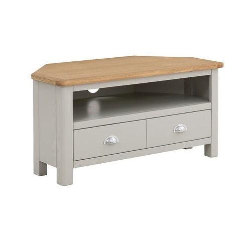 Grey oak corner - tv, stand