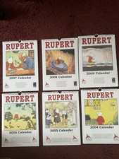 6 x Rupert Calendars -