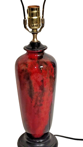 Royal doulton flambé vase - royal,