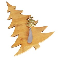 Wooden Cheeseboard with Knife