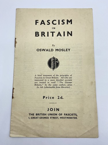 Early 1930s fascism britain - 1930s,