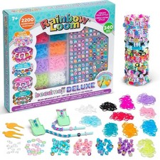Rainbow Loom Beadmoji Deluxe Kit Bracelet Maker with Unique Messaging Beads