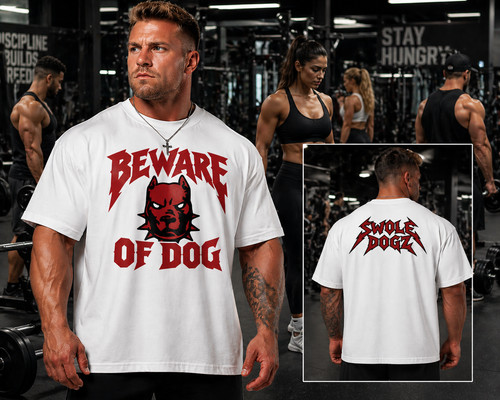 Oversized tee gym shirt - oversized,