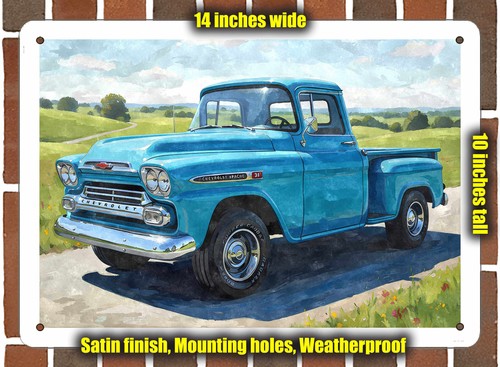 Metal sign 1959 chevrolet - metal,