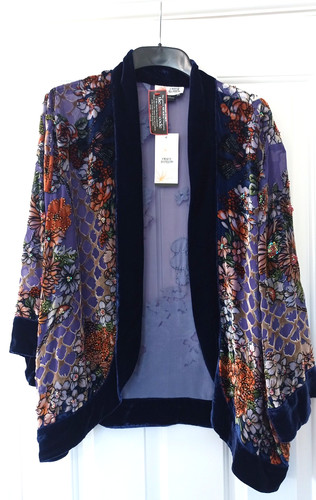 Ember blossom silk devore - blossom,