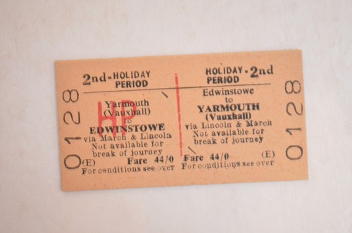 Railway ticket btc yarmouth - btc,