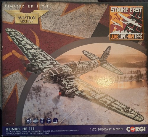 Corgi aa33718 heinkel - aa33718, he-111