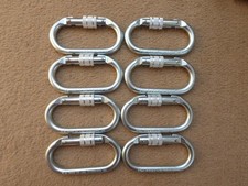 Climbing / Fall arrest Screw Gate Carabiner High Quality EN 362 FREEPOST UK