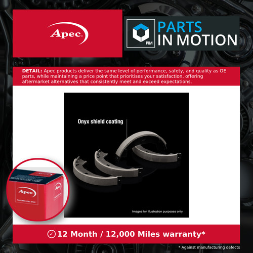 Brake shoes set - brake, apec