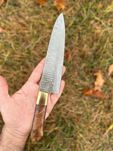 Handmade damascus steel chef - damascus,