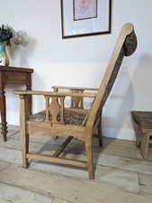 Arts and Crafts Armchair chair Light Oak Delivery Available 