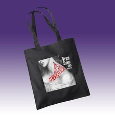 Blood Dracula Black Tote Bag Cotton Shopper - Bram Stoker 125th Anniversary Goth