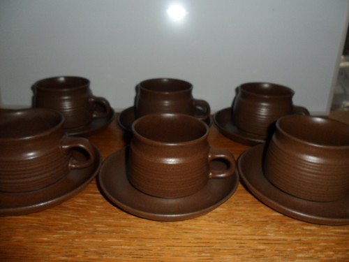 Denby mayflower x cup and - "mayflower", 1