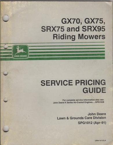 1991 john deere - riding, mowers