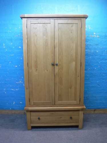 Large solid oak - solid, wardrobe