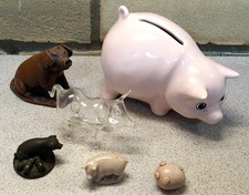 Collection of 6 Assorted Pig