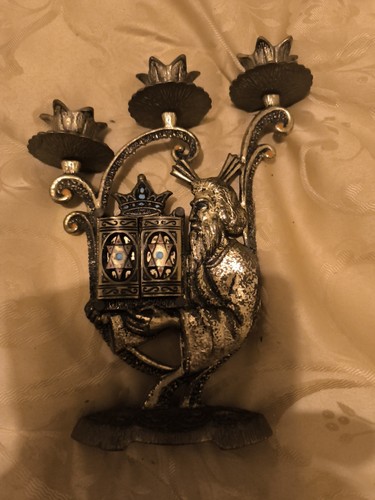 Brass shabbat candle - shabbat,