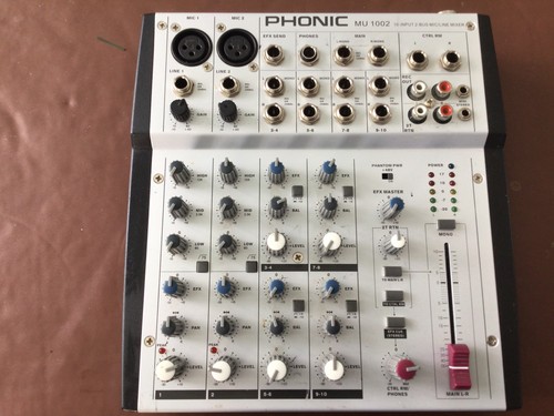 Phonic 1002 mixing desk 10 - phonic,