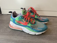 Nike Air Max 270 React Womens UK 6 Electro Green Flash Crimson Shoes AT6174-300