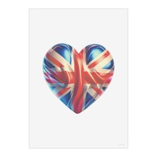 'Union Jack Balloon Heart'