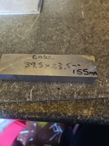 6082 aluminium billet - 6082, 155mm
