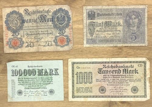Germany banknotes vintage - 4,
