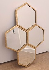 GOLD TONE RUSTIC HONEYCOMB