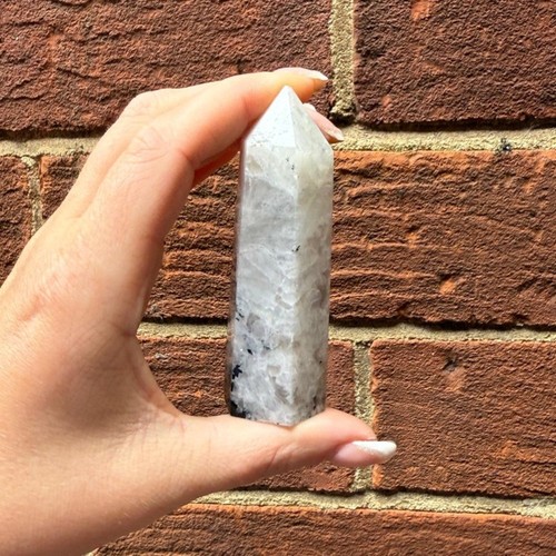 Blue moonstone tower 10cm - blue,
