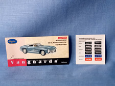 Vanguards VA07800 Mercedes Benz 300 SL Roadster Open Top Certificate & Stickers