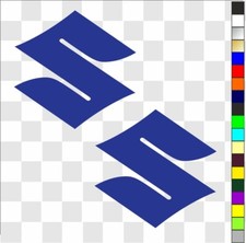 Suzuki x 2 (3) stickers decals