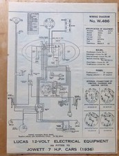 Original LUCAS Jowett 7 H.P