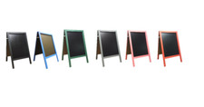 LARGE-CHALKBOARD-BLACKBOARD-PAVEMENT BOARD=10KG CHOICE OF VIBRANT COLOURS - NEW 