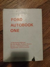 Ford Autobook One Workshop Manual For The Anglia, Prefect Etc